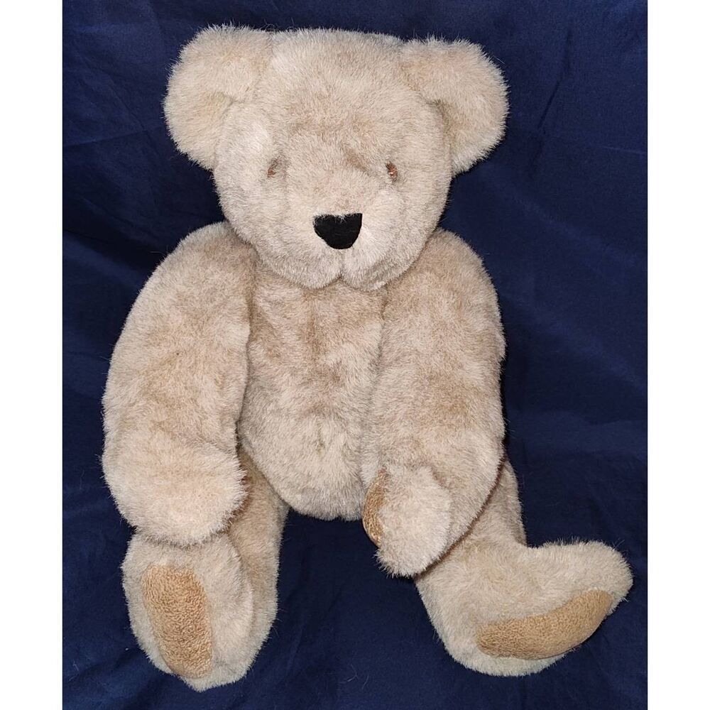 THE VERMONT TEDDY BEAR COMPANY 17" bear. 1992  Blonde/beige Plush stuffed animal
